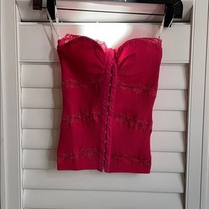 BEBE Pink Tube Top